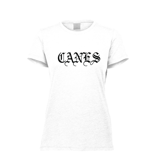 [FTSCUBWH-FAXS-LOGO1] Decker Women's Tri-Blend T-Shirt - Short Sleeve (Female Adult XS, White, Logo 1)