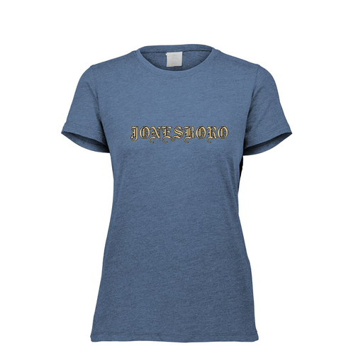 [FTSCUBNV-FAXS-LOGO2] Decker Women's Tri-Blend T-Shirt - Short Sleeve (Female Adult XS, Navy, Logo 2)