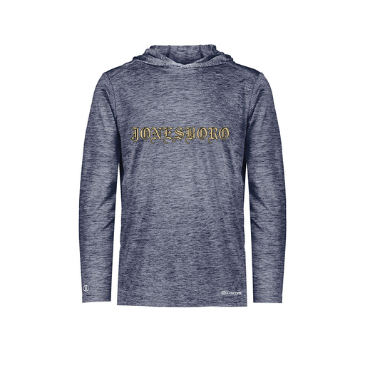 [FOLHCGNV-AS-LOGO2] Decker Men's Charge Hoodie (Adult S, Navy, Logo 2)