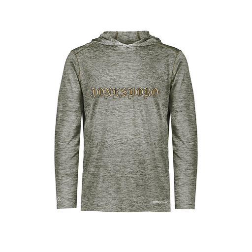 [FOLHCGGY-AS-LOGO2] Decker Men's Charge Hoodie (Adult S, Gray, Logo 2)