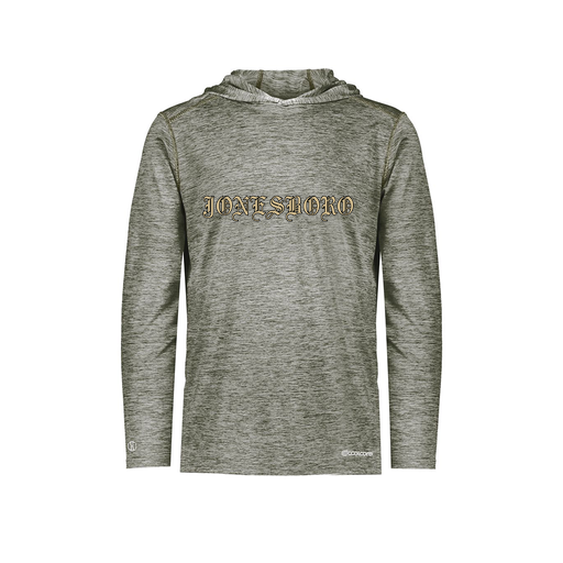 [FOLHCGGY-YS-LOGO2] Decker Youth Charge Hoodie (Youth S, Gray, Logo 2)